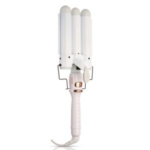 White Triple Barrel Hair Waver